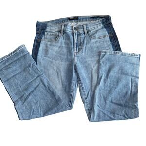 Banana Republic Girlfriend 29 Cropped Jean with Side Accent Sz 29